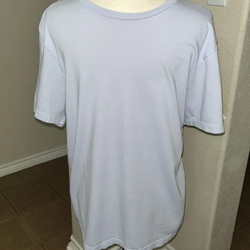 J.Crew light blue washed short sleeve crewneck T-shirt, Size L